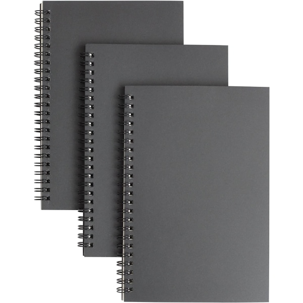 Mjukt cover Spiral Sketchpad Notebooks - Paket med tre - 8,25
