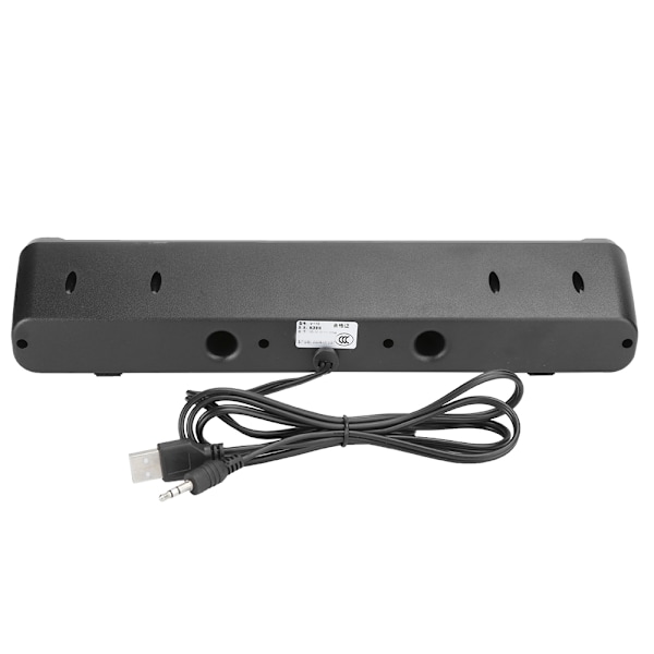 SADA V‑110 Trådbunden Tung Bas Hem Soundbar Skrivbord Liten Subwoofer Högtalare Svart