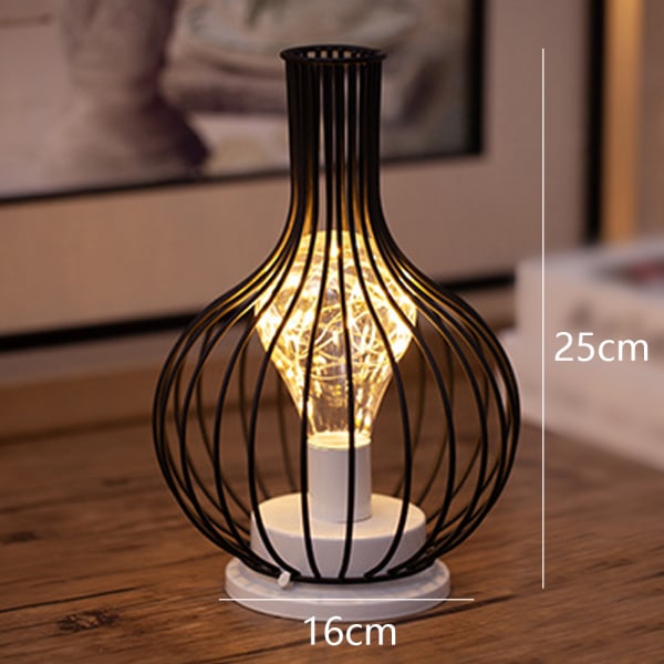 Red Wine Shape Lamp Led Lamp Wine Cup Table Light Metal Wrought