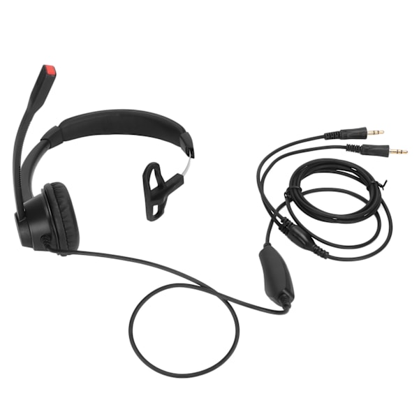 Kontorstelefon Headset för Förbättrad Röstklarhet, Professionell Mikrofon-Mute & Volymkontroll för Brusreducerande Mikrofon, Kristallklart Chattande i Bullriga Miljöer