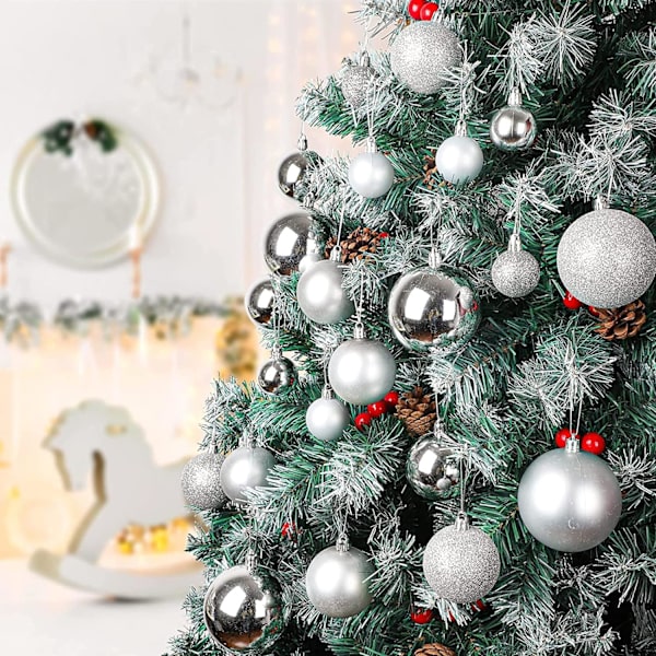 Boules de Noël,24 pièces Boules de Noel Decoration,Boule