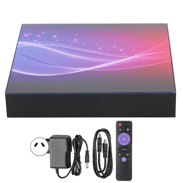 H10 Internet TV-box för Android 10.0 6K Bildkvalitet 4K Högupplöst CPU H616 AC100-240V 4 + 32 Prise AU