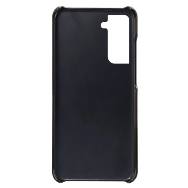 Samsung S22 - Läder Skal 2-FACK Svart Black