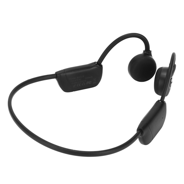Benledningshörlurar, ergonomiskt utformade för komfort hela dagen, trådlös Bluetooth med högkvalitativt ljud (svart)