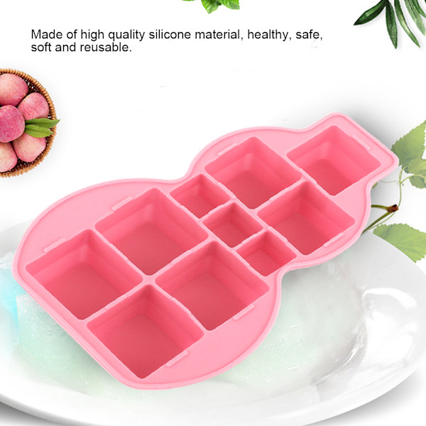 DIY Silikon Isbricka Frys Puddingform Chokladform