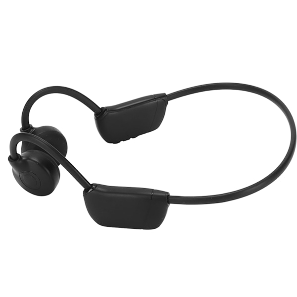 Benledningshörlurar, ergonomiskt utformade för komfort hela dagen, trådlös Bluetooth med högkvalitativt ljud (svart)