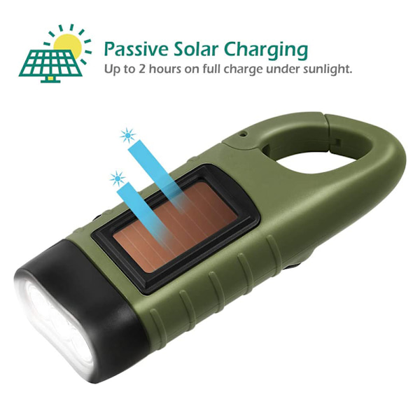 Nödhandvevradio med 10000mAh batteribackup,