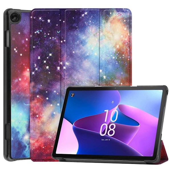 Tri-fold Fodral till Lenovo Tab M10 Gen 3 - Nebula multifärg