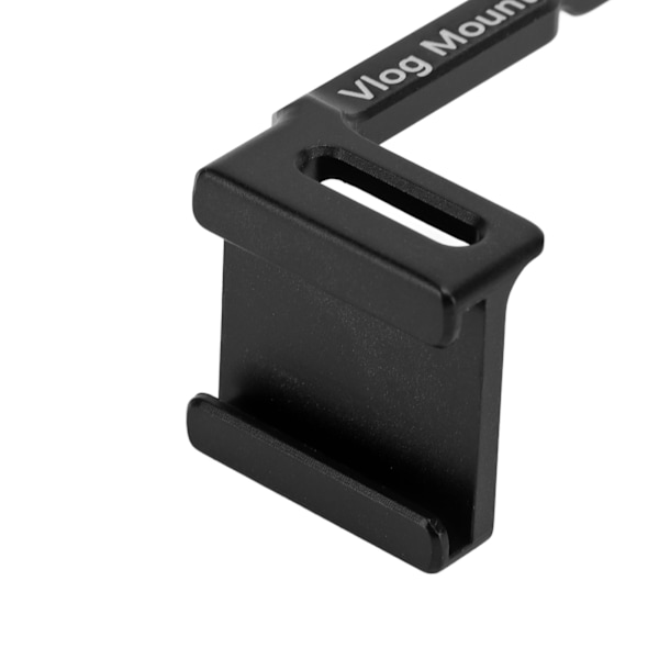 Dubbelt Cold Shoe-fäste Adapter Flyttplatta Fäste för Sony A6600 Kamera Videoinspelning