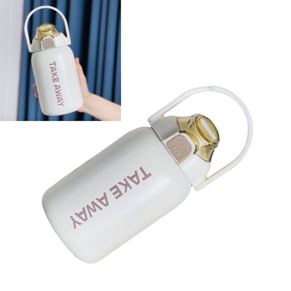 850 ml isolerad vattenflaska med stor kapacitet och studslock