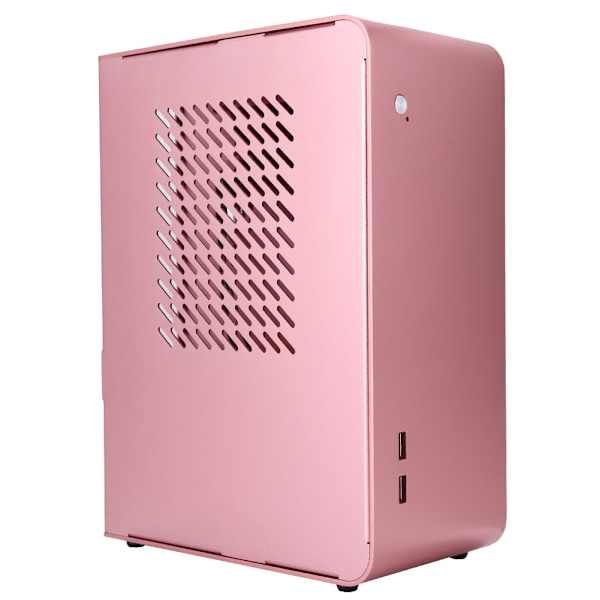 U110 Helt Aluminium Datorchassi Mini Litet Stationär Datorfodral för ITX