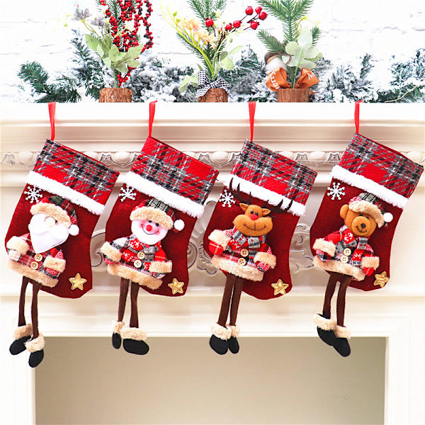 Christmas Stocking , Personalized Handmade Large Sock, Holiday
