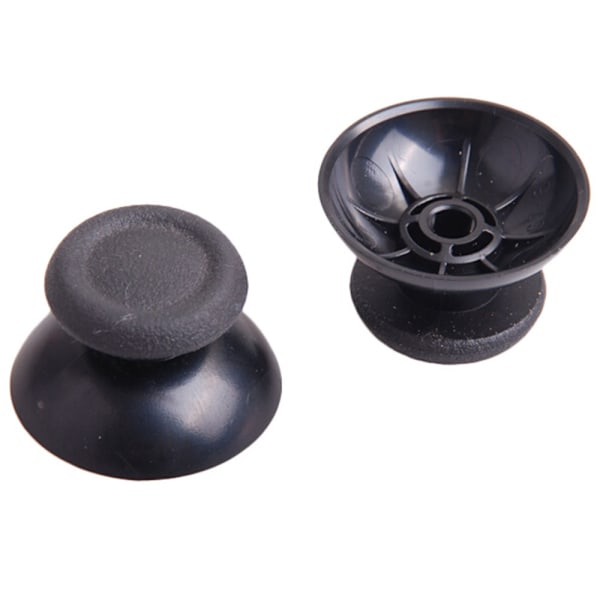 4x Ersättnings styrspak thumbstick för Sony PlayStation 4 PS4 Svart one size