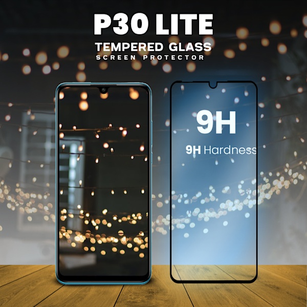 Huawei P30 Lite - Härdat glas 9H – 3D Super kvalitet