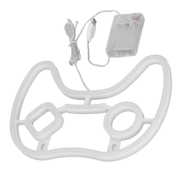 LED-neonskylt spelkontrollformad 11inx7.5in LED säker PVC