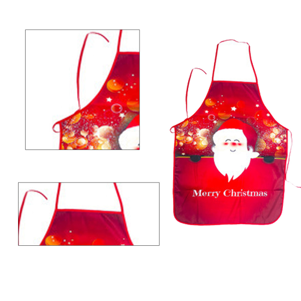 Christmas Apron, Funny Cartoon Apron Style Christmas Santa