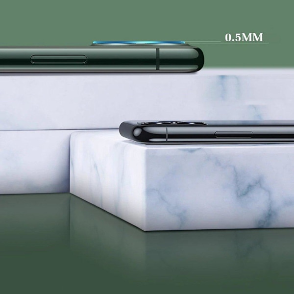 iPhone 12 Mini Heltäckande Härdat Glas Kameraskydd Skyddsglas Transparent