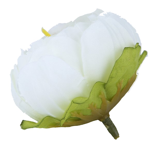 10 st konstgjorda pionblommor huvud för DIY bröllop brud