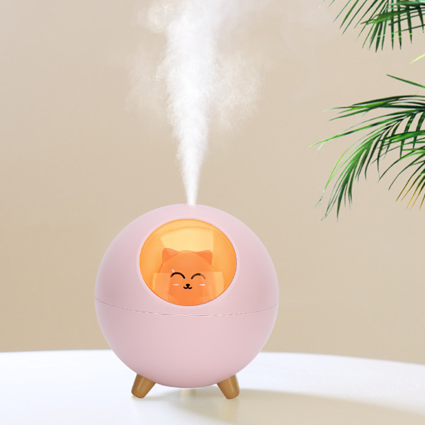 Luftfuktare med automatisk avstängning, Ökar fukten för hudens återfuktning, Stilren design, Tyst drift, Enkel rengöring, Två spraylägen, Portabel, USB-laddning