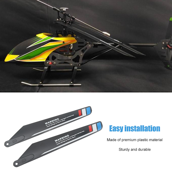 Ersättningspropellerblad för Wltoys V912, Slitstarka RC-reservdelar i plast, Säkerställer lång livslängd &amp; förbättrad kontroll för din RC-helikopter