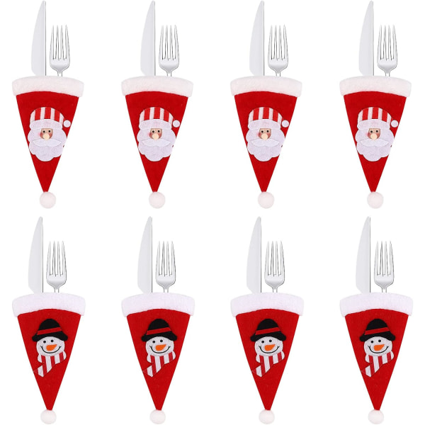 Sac de vaisselle de Noël, 8 pièces Support de Vaisselle de