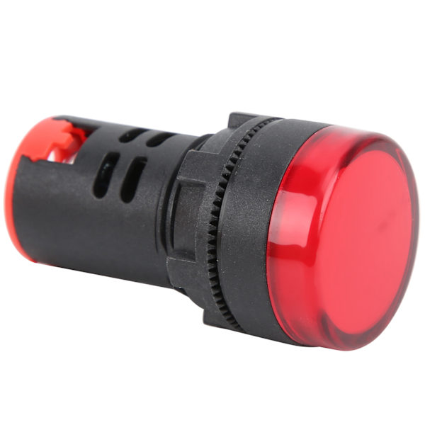 10 st AD16‑22DS Hög Ljusstyrka Röd LED Signallampa LED Indikatorlampa för Signalindikering AC/DC12V