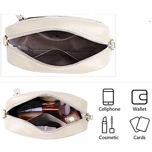 Crossbody-väskor för kvinnor Crossbody-kameraväska Handväska Tjock rem