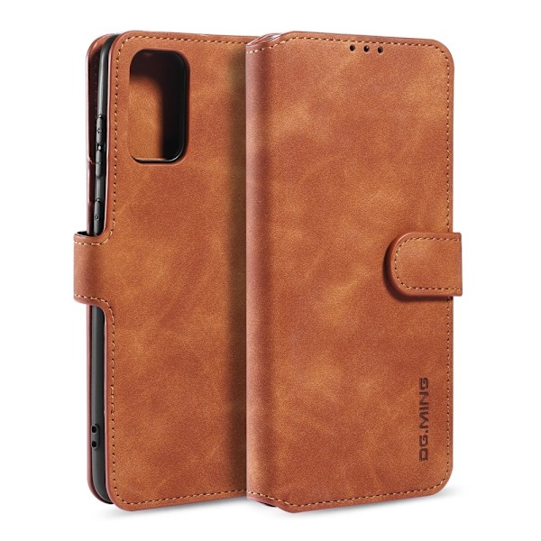 Samsung Galaxy S20 - DG.MING Retro Plånboksfodral - Brun Brown Brun
