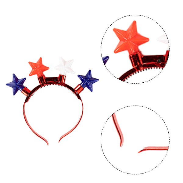 3 Pack Christmas Flashing Light Bulb Headband Christmas