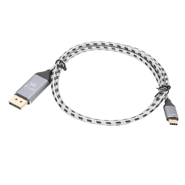 T0404‑1 Högupplöst Videokabel Typ C till DP 8K 1.4 Adapterkabel 1m