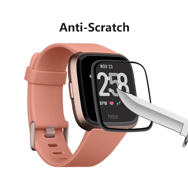 HAT PRINCE Heltäckande Skärmskydd Till Fitbit Versa 3/Fitbit Sen