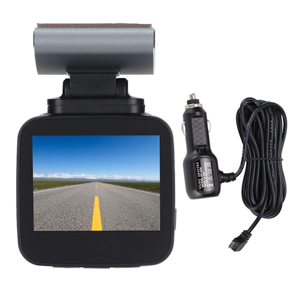 ANYTEK Q2N Bilkamera HD 1080P Vidvinkel Bilkamerainspelare för Loop-inspelning och Detektering