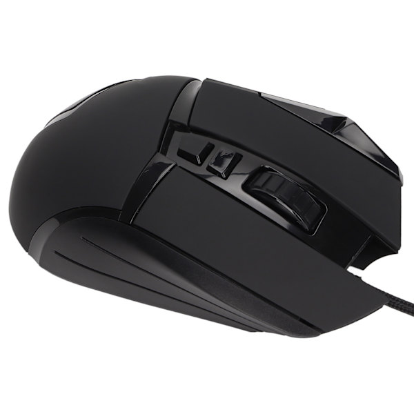 Ergonomisk Gamingmus Justerbar DPI Optisk Motor RGB Bakgrundsbelyst Plug and Play Trådbunden Mus