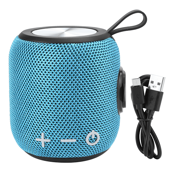 Mini Trådlös Bluetooth-högtalare för utomhussporter, portabel vattentät högtalare Bluetooth 5.0 Ljusblå