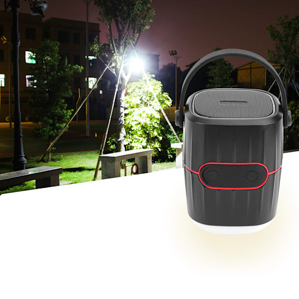 USB-laddningsbar vattentät LED-campinglampa Bluetooth