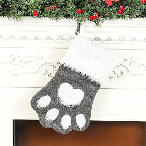 Christmas Stockings, Plush Hanging Socks for Holiday and
