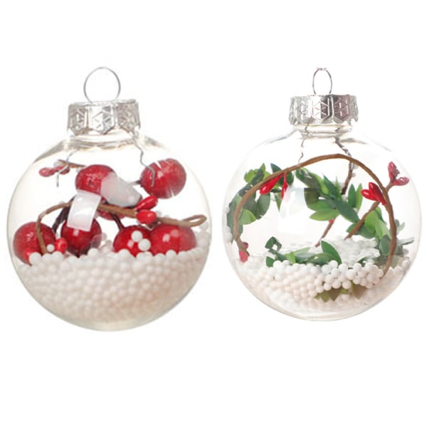 Plastic Christmas Tree Hanging Ornaments Ball, for New Years