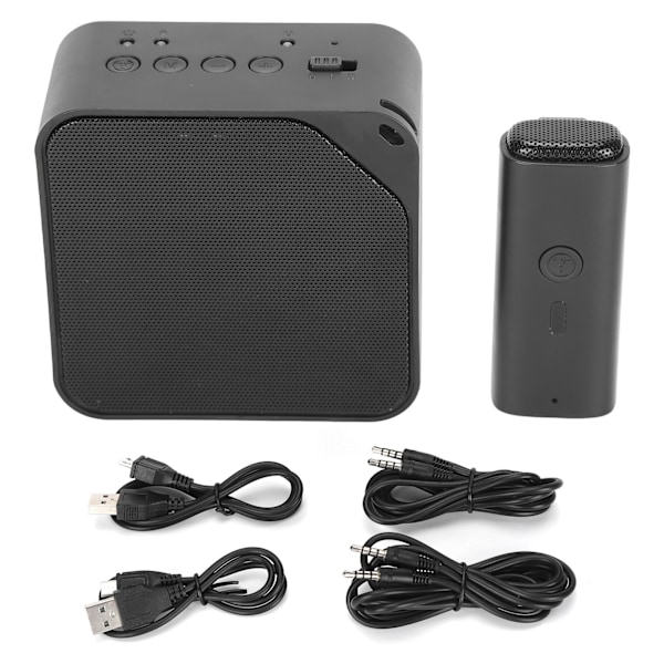 Tosing A6 Trådlös Bluetooth Mikrofon Lavalier Utrustningsset Live Ljudmikrofon för Liveframträdanden
