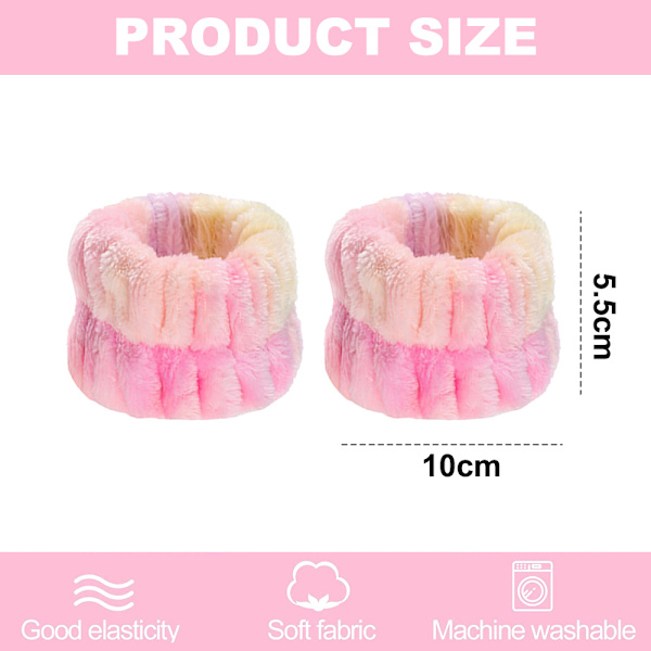 8 st mjuka handledsband för ansiktsrengöring, grossist, absorberande handduk för flickor