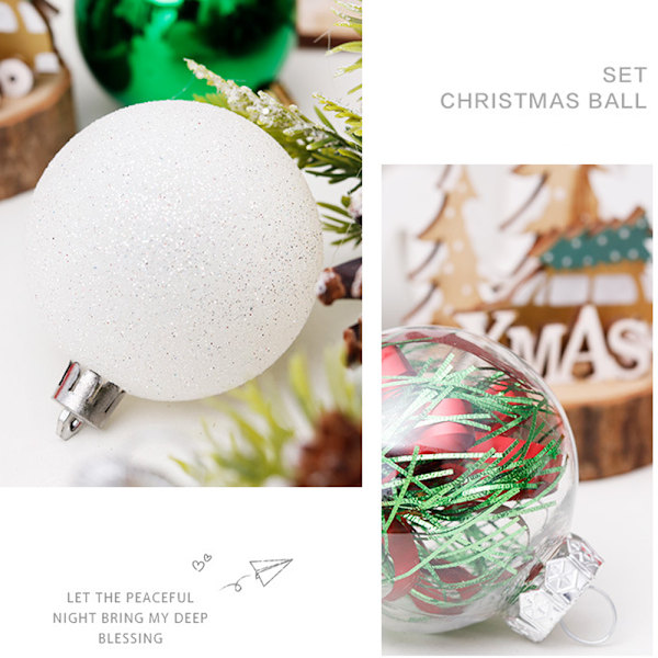Christmas Ball Ornaments,30 Pcs Shatterproof Xtmas Decor Tree