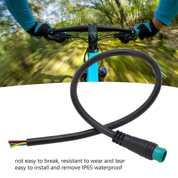 Hybrid E-cykel Förlängningskabel, Vattentät Kontakt för Gasreglage Växelsensor & Displaykabel Uppgradering för Elcykel
