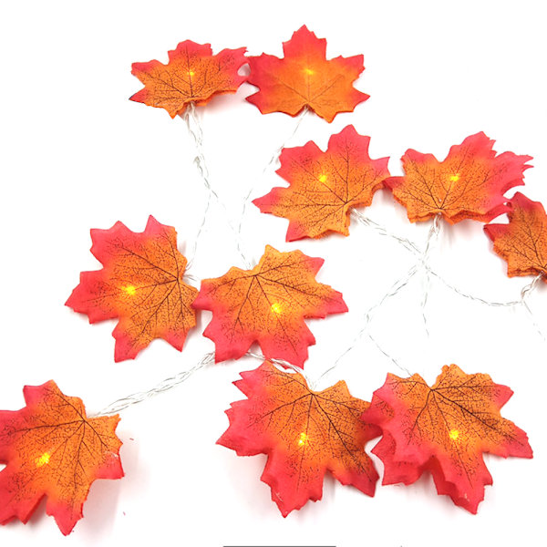 Fall Maple Leaf Garland Fairy Lights Waterproof String Lights