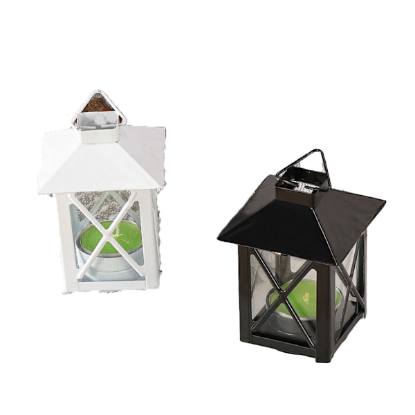 Square Hanging Lanterns, Vintage Metal Candle Holder for