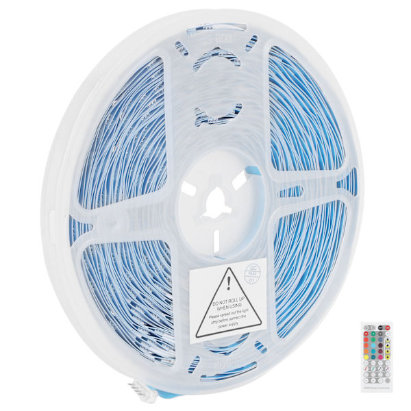 15m 5050 LED-remsor DIY fjärrkontroll musik induktionslampa färg