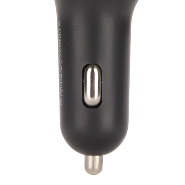 Multifunktionell LED Billaddare Bluetooth 5.0 FM-sändare Handsfree Samtal MP3-spelare Dubbel USB Snabbladdning