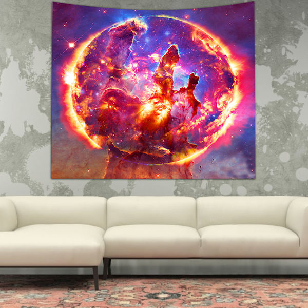 130 x 150 cm växtvägg hängande konst strand tapet hem sovrum