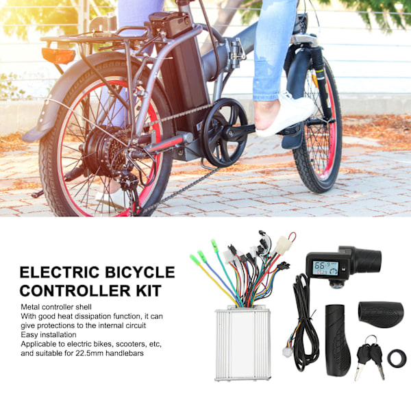 Elcykel Kontroller Kit, Enkel Installation Säkerställer Snabb Montering På Styret, SERVICEGARANTI Stödjer Ditt Köp Med Pålitlig Support