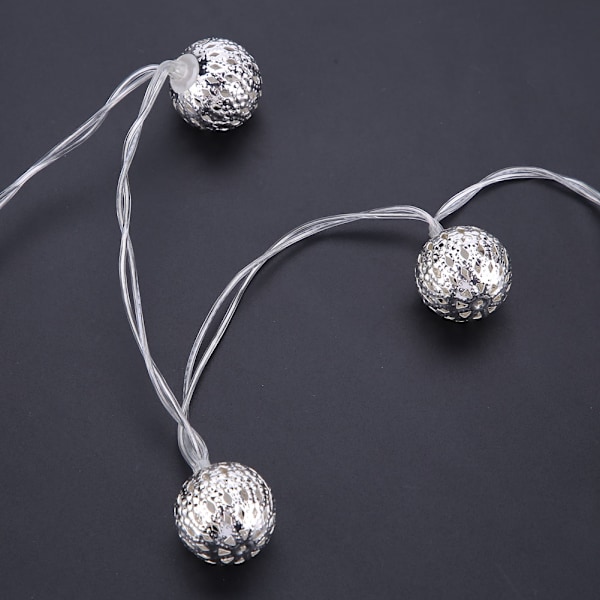 5m 40 LED-boll ljusslinga för sovrum gräsmatta landskap