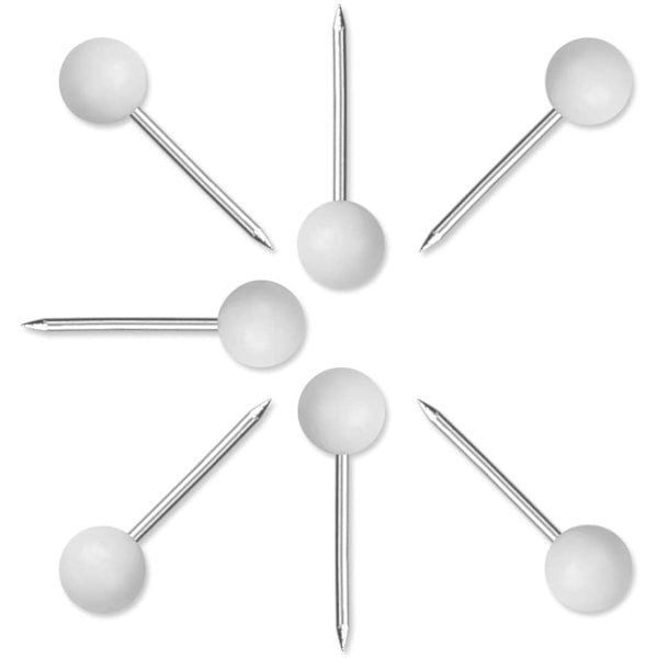 Yalis Push Pins Kartnålar 1/8-Tums Assorterade Färgade Pärlor Huvud