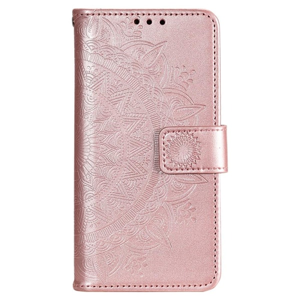 Samsung S22 Plånboksfodral Mandala Roséguld – SKALO Design